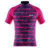 Buy Customized Men’s Magenta Streak Cycling Jersey Online
