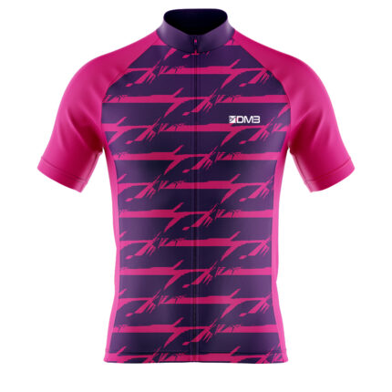 Buy Customized Men’s Magenta Streak Cycling Jersey Online