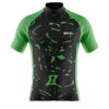 Buy Customized Men’s Vortex Green Cycling Jersey Online