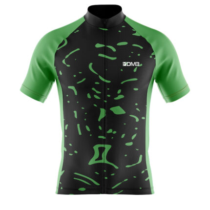 Buy Customized Men’s Vortex Green Cycling Jersey Online