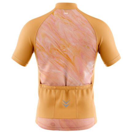 Buy Customized Men’s Peach Ombre Cycling Jersey Online 1