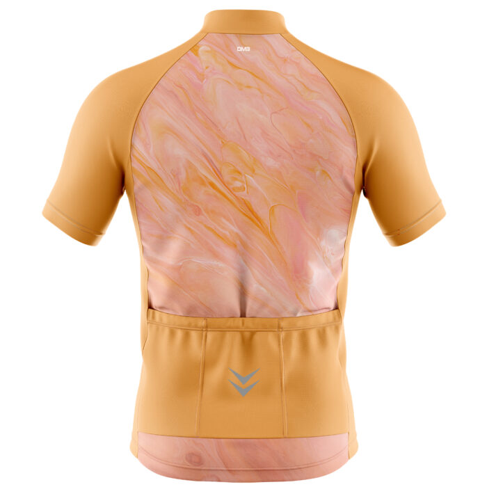 Buy Customized Men’s Peach Ombre Cycling Jersey Online 1