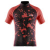 Buy Customized Men’s Vortex Red Cycling Jersey Online