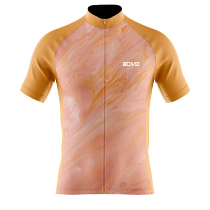 Buy Customized Men’s Peach Ombre Cycling Jersey Online