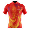 Buy Customized Men’s Amber Flow Cycling Jersey Online