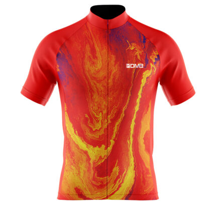 Buy Customized Men’s Amber Flow Cycling Jersey Online