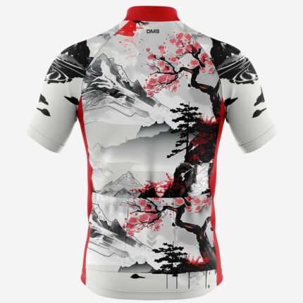 Buy Customized Men’s Red Pine Ascent Cycling Jersey Online 1