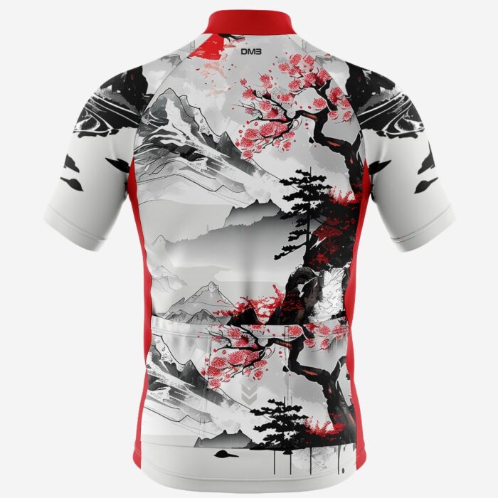Buy Customized Men’s Red Pine Ascent Cycling Jersey Online 1