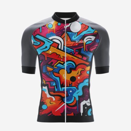 Buy Customized Men’s Neon Rush Race Fit Cycling Jersey Online