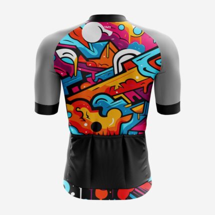 Buy Customized Men’s Neon Rush Race Fit Cycling Jersey Online 1