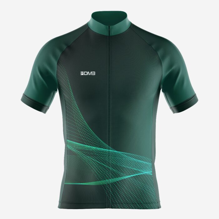 Buy Customized Men’s Emerald Flow Cycling Jersey Online