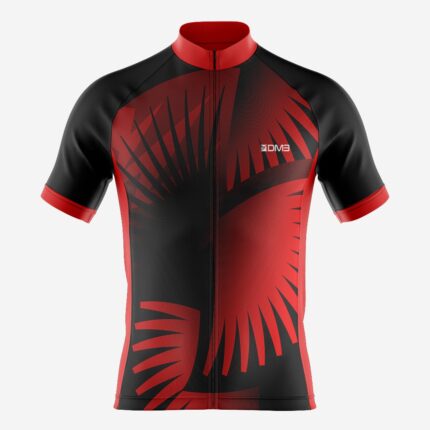 Buy Customized Men’s Crimson Palm Cycling Jersey Online