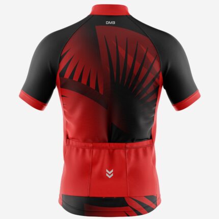 Buy Customized Men’s Crimson Palm Cycling Jersey Online 1