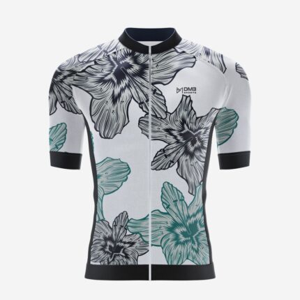 Buy Customized Men’s Floral Flow Race Fit Cycling Jersey Online