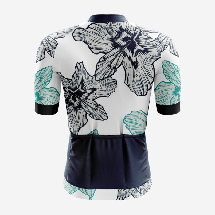 Buy Customized Men’s Floral Flow Race Fit Cycling Jersey Online 1