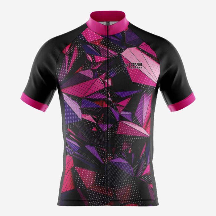 Buy Customized Men’s Fuchsia Flux Cycling Jersey Online