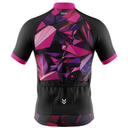 Buy Customized Men’s Fuchsia Flux Cycling Jersey Online 1