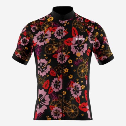 Buy Customized Men’s Floral Flyer Cycling Jersey Online