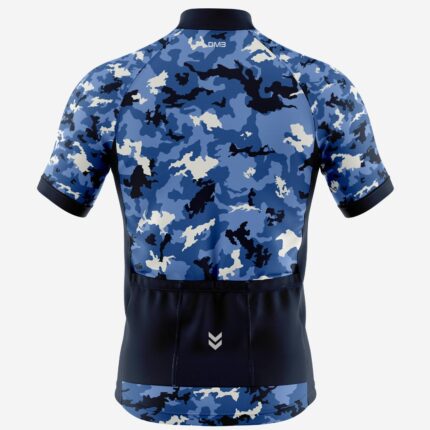 Buy Customized Men’s Blue Recon Cycling Jersey Online 1