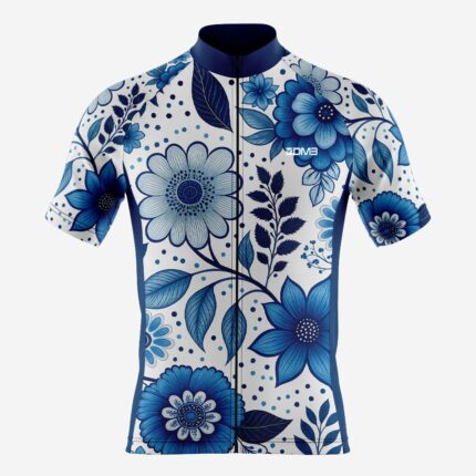 Buy Customized Men’s Indigo Bloom Cycling Jersey Online
