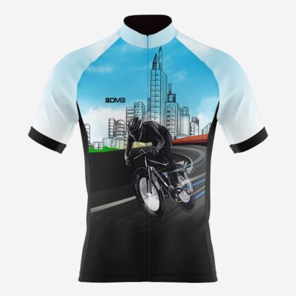 Buy Customized Men’s Asphalt Tracer Cycling Jersey Online