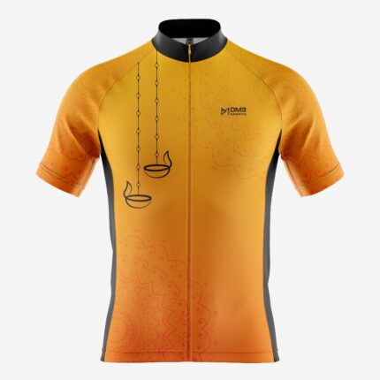 Buy Customized Men’s Diwali Glow Cycling Jersey Online