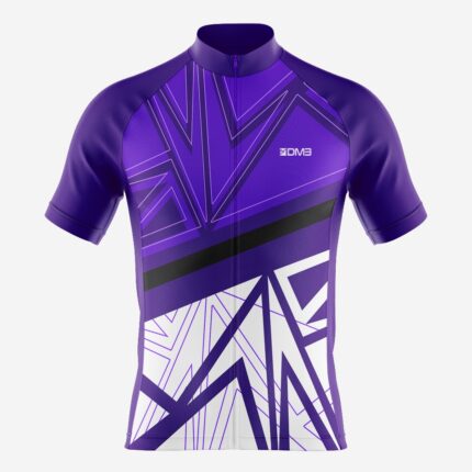 Buy Customized Men’s Violet Velocity Cycling Jersey Online
