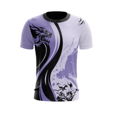 Buy Customized Men's Esports Black Wave Jersey Online