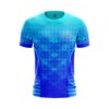 Buy Customized Blue Geometric Pattern Men’s Football Jersey Online