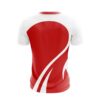 Buy Customized Red Curved Panel Men’s Badminton Jersey online 1