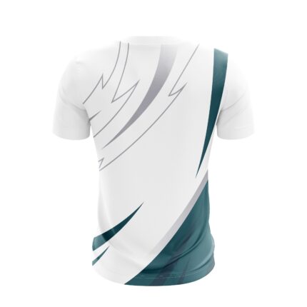 Buy Customized Teal Streak Men’s Badminton Jersey Online 1
