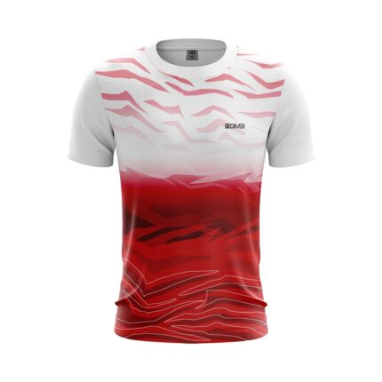 Buy Customized Red Fade Tiger Stripe Men’s Football Jersey Online