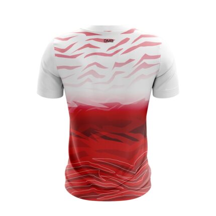 Buy Customized Red Fade Tiger Stripe Men’s Football Jersey Online 1