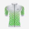 Buy Customized Men’s Cadence Green Race Fit Cycling Jersey Online