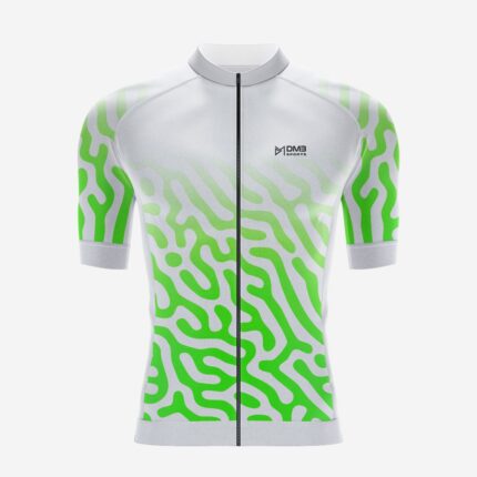 Buy Customized Men’s Cadence Green Race Fit Cycling Jersey Online