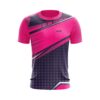 Buy Customized Fuchsia Flash Men’s Badminton Jersey Online