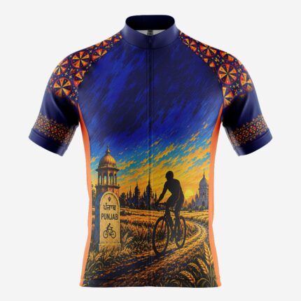 Buy Customized Men’s Punjab Sunset Cycling Jersey Online
