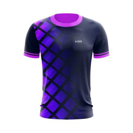 Buy Customized Purple Grid Men’s Football Jersey Online